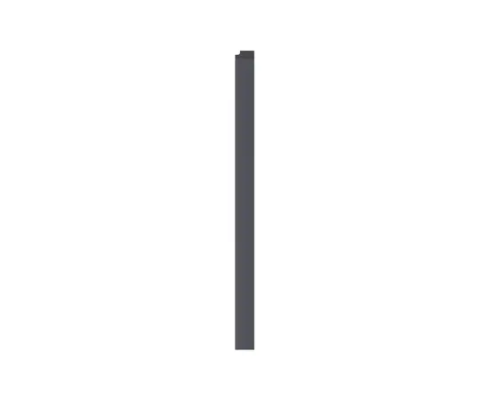 Right end trim VOX Profile Linerio M-Line Anthracite 2650x26x12 mm