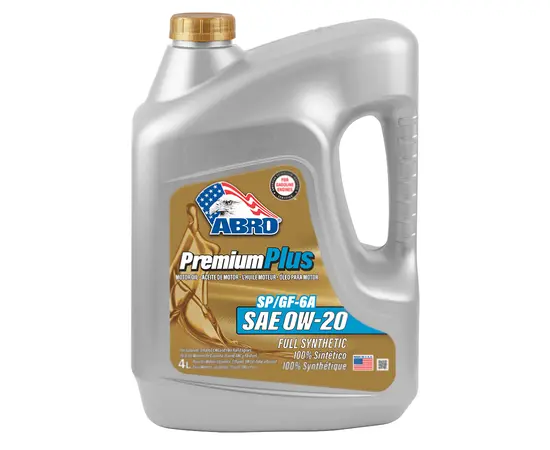 Motor oil Abro Premium Full Synthetic Sae 0W-20 4 l (MO-FS-0-20-SNP-4L-F)