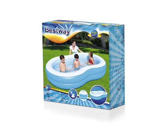 Inflatable pool Bestway Lagune 54117 262x157x46 cm