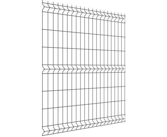 Fence steel segment: PP82 RAL9005 L=2500mm, H=1980mm