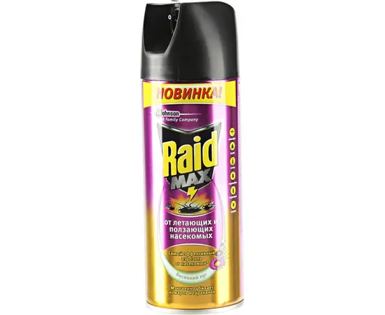 Аэрозоль от насекомых всех типов Raid Spring Meadow 300мл