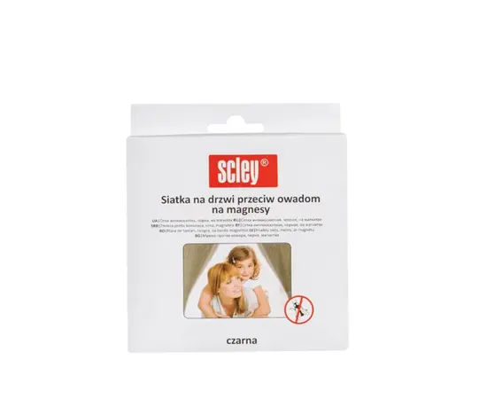 Anti mosquito grid on magnets (for doors) Scley 0395-112112 black 210x120 cm