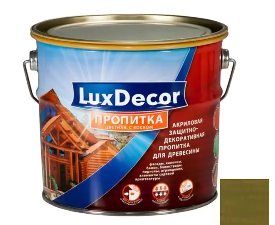 გამჟღენთი LuxDecor plius+ ზეთისხილი 1 ლ