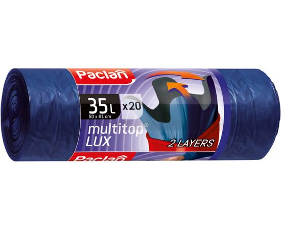 Пакеты для мусора Paclan Multi-Top Lux 35 л 20 шт
