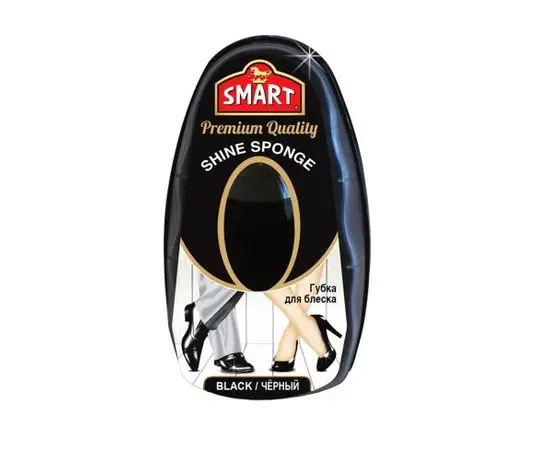 ფეხსაცმლის ღრუბელი Smart შავი