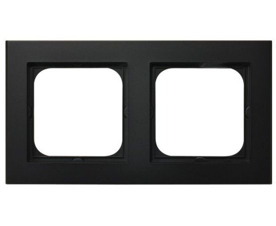 ჩარჩო Ospel Sonata R-2R/33 2 განყოფილებიანი შავი