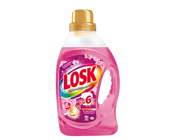 Средство для стирки гель LOSK автоматическая ароматерапия орхидея 1.46л