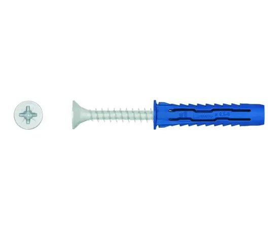 დიუბელი უნივერსალური RawlPlug 06x30 მმ სჭვლით 4,5x40 მმ 50 ც 4ALL-06+4540