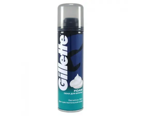 მამაკაცის საპარსი ქაფი Gillette For Sensitive Skin 200 მლ