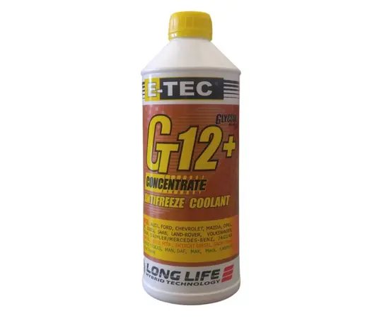 ანტიფრიზი E-TEC Glycsol Gt12+ ყვითელი 1.5 ლ