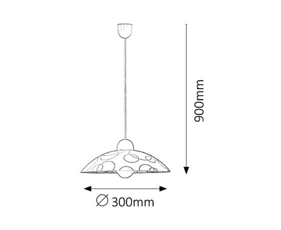 Подвес Rabalux Ada 1844 E27 1X MAX 60W