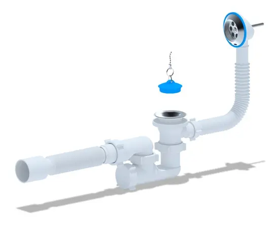 სიფონი აბაზანის ANI PLAST 1/2 40х50 E255EU