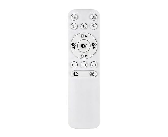 Люстра вентилятор Rabalux Faustine 30W 3000 6500K Ø470 H130мм черный белый 71016