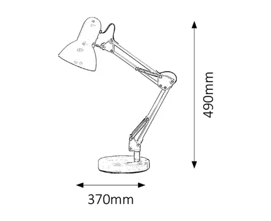 Desk lamp Rabalux Samson 4211 E27 1x MAX 60W
