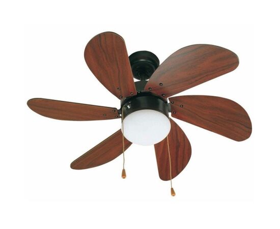 Chandelier fan FARO PALAO brown E14 1x40W Ø820mm