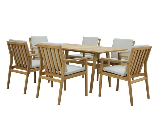 Wooden furniture set Gardenline Jack Dining Table 1700x900x750H mm