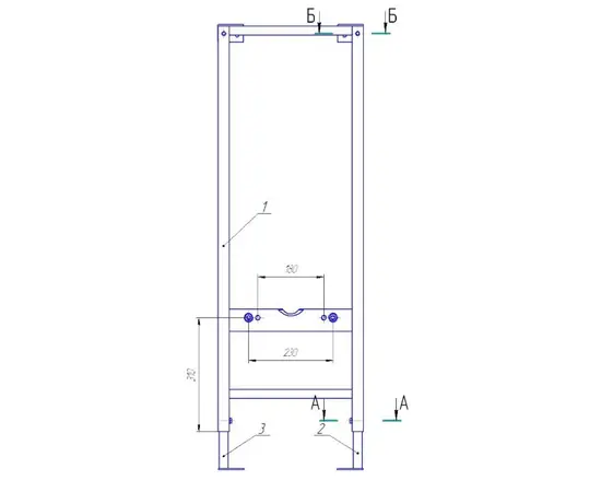 Flushing system Cersanit VECTOR