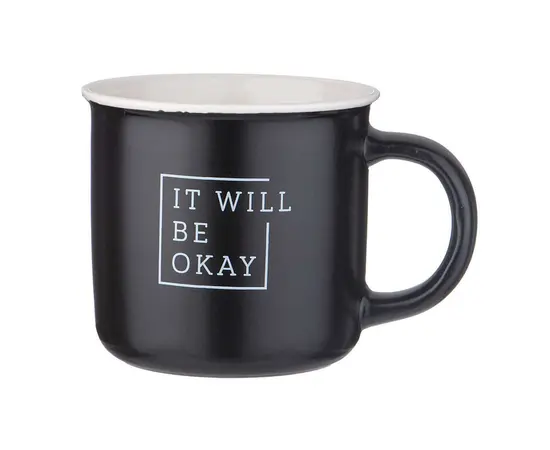 ჭიქა Ronig Be Okay KRJYD692-2 150მლ შავი