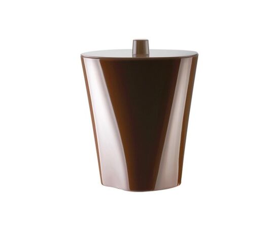 Urn Primanova BRUNO MELAMINE WASTE BASKET W/LID, BROWN