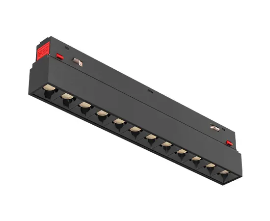 Трековые светильники магнитные LINUS LED 18W 4000K Linear dot черный V2-3