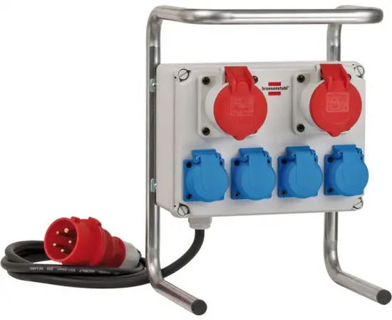 Распределитель 6 Brennenstuhl 2м 5х1,5мм2 IP44 BKV 2/4G