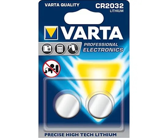 Battery Lithium VARTA CR2032 3V 2 pcs