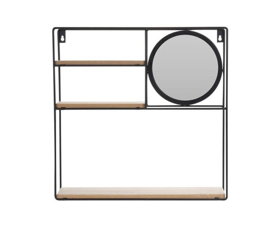 Wall shelf with mirror Koopman 40x40x10 cm