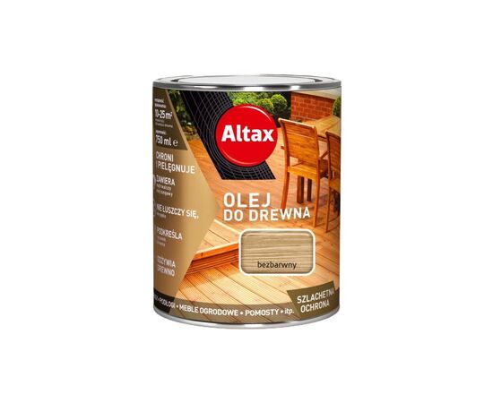 ზეთი ხის Altax უფერო 750 მლ