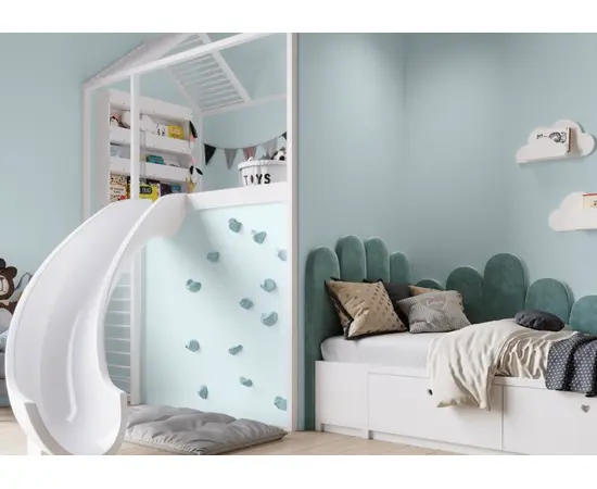Interior paint test Magnat Kolor Love 25 ml KL28 light greenish blue