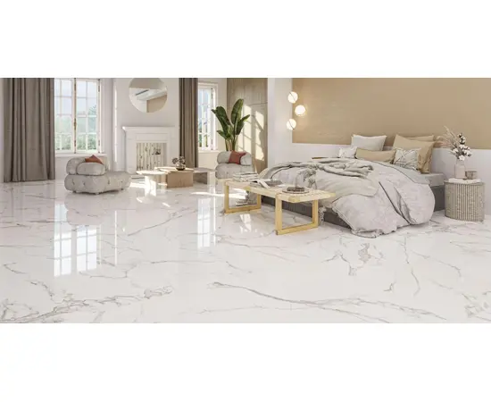 Porcelain tile Halcon Ceramicas P LENOX WHITE LAP 9,5 R PRI 100X100cm