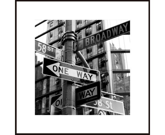 სურათი ჩარჩოში Styler 50X50 AB129 ONE WAY
