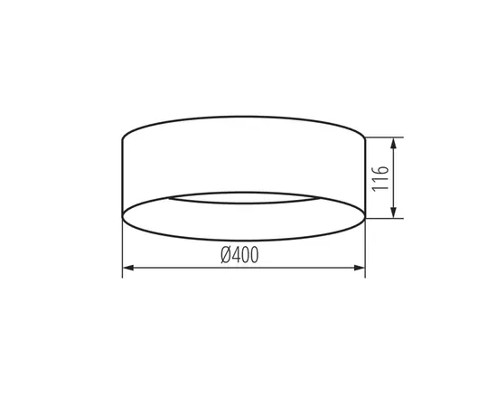 Потолочный светильник Kanlux 36509 RIFA LED 17.5W WW N2
