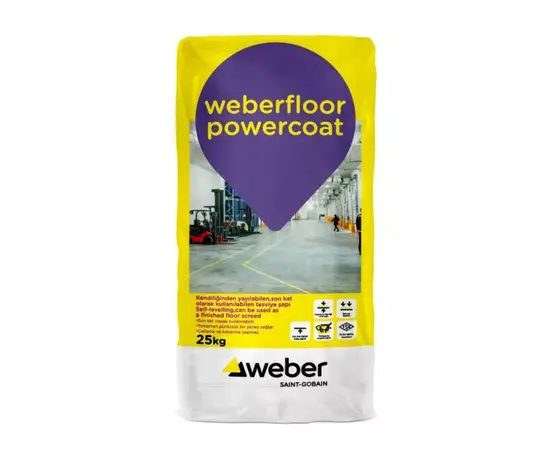 Pouring floor decorative Weber WEBERFLOOR POWERCOAT ACIK GRI 25 kg