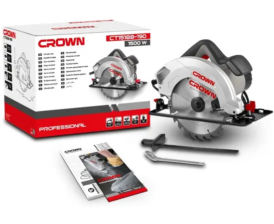 ცირკულარული ხერხი Crown CT15188-190 1500W