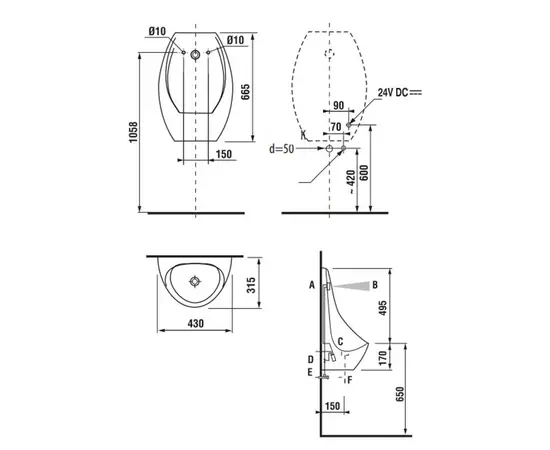 Sensor urinal Jika Domino