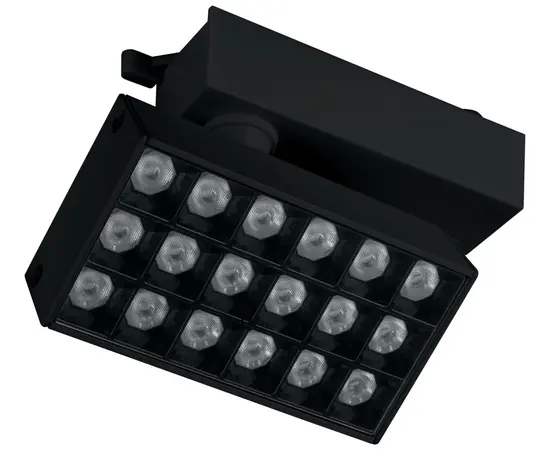 სანათი ტრეკი DPM LED X-LINE 10W 4000K 900Lm შავი STR2-10W-B