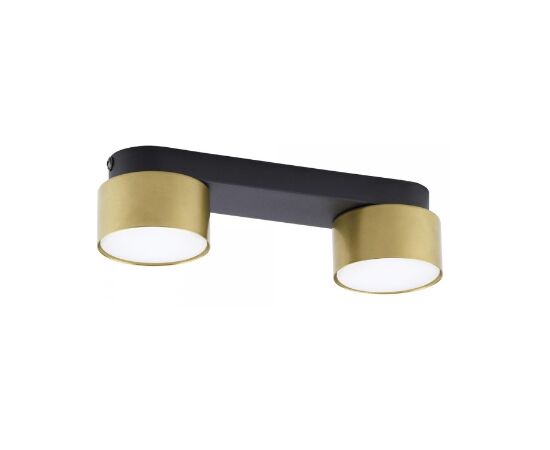 ჭაღი TK Lighting GX53 2x MAX 15W SPACE შავი ოქროსფერი 6141 TK-L