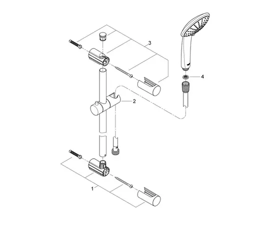 Shower set Grohe VITALIO JOY 110 MASSAGE 27333000