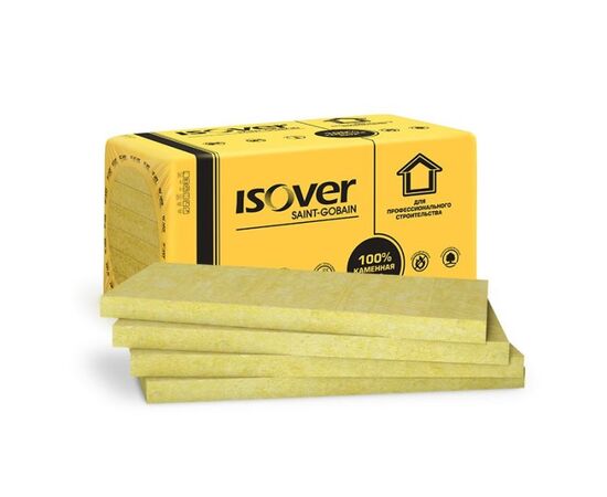 Каменная вата Isover Facade 50x600x1000 მმ 2.4 м²