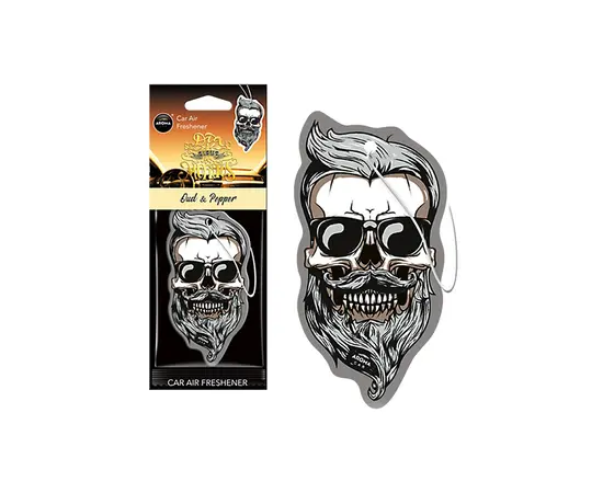 არომატიზატორი Aroma Car Dia De Los Muertos Cellulosa Oud&Pepper Skull