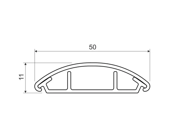 Канал кабельный круглый Kopos LO 50_KD 50x11 мм