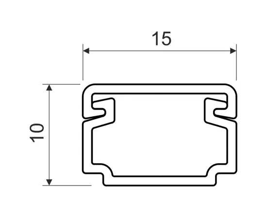 Cable channel Kopos LH 15X10_HC 15x10 mm