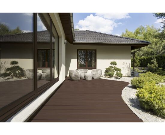 Доска террасная Bergdeck Walnutt 2200X140X22 1шт=0.3м²