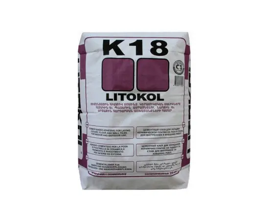 წებო ფილის Litokol K18 25 კგ ყინვაგამძლე