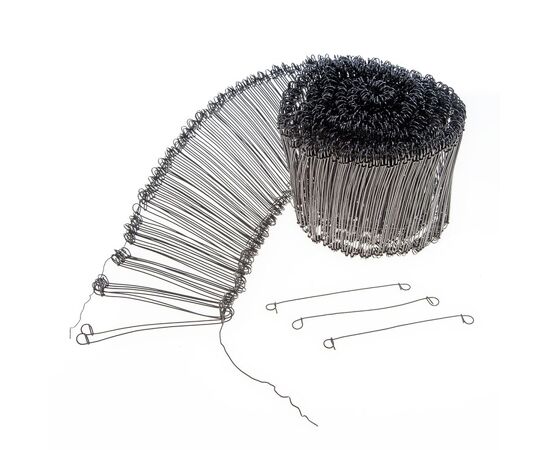 Knitting wire with rings for rebar 500 pcs