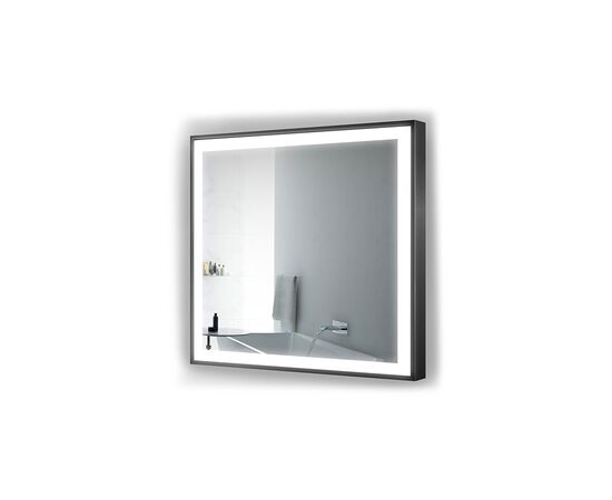Mirror with backlight and anti-fog black Ensli 14090 SQUARE-D