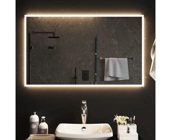 Mirror with backlight and anti-fog Ensli 14088 SQUARE-D-LED 24W