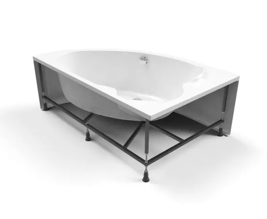 Bath asymmetric CERSANIT KALIOPE 170x110 left white