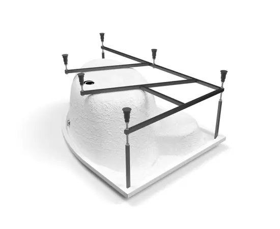 Bath asymmetric CERSANIT KALIOPE 170x110 left white