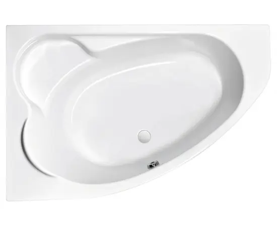 Bath asymmetric CERSANIT KALIOPE 170x110 left white